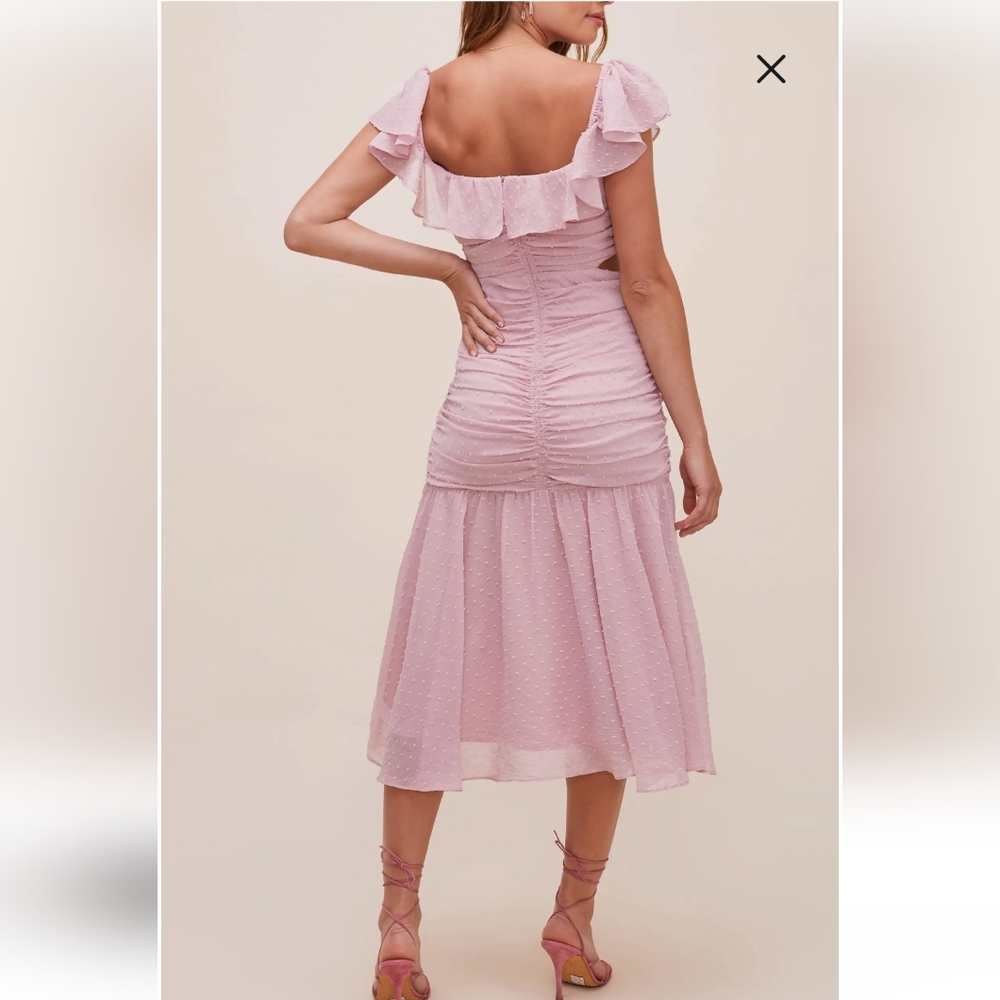 ASTR The Label Devereaux Gathered Ruffle Dress - Picture 4 of 5